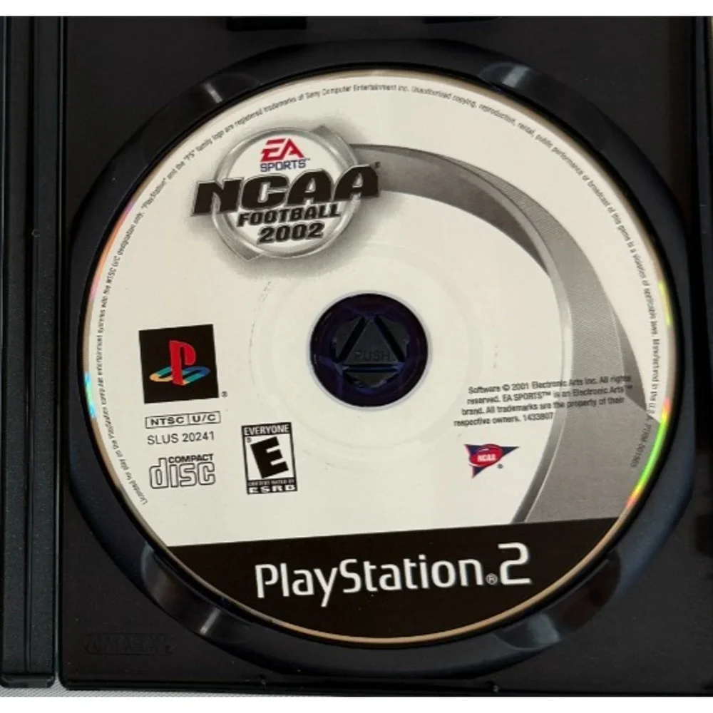 NCAA Football 2002 Sony PlayStation 2 PS2 Complete CIB Manual EA Sports Untested
